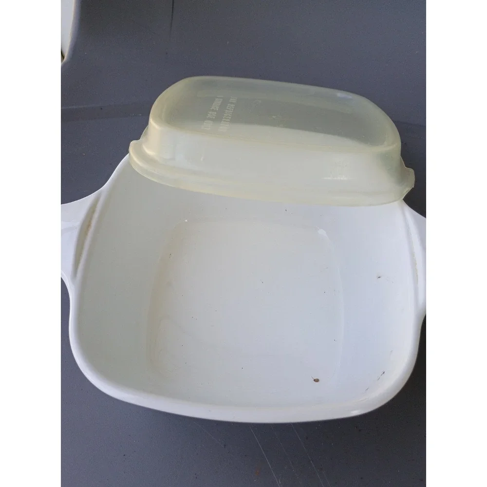 Corning Ware P-43-B 700ml Casserole Dish Spice Of Life Plastic Lid Le Persil D